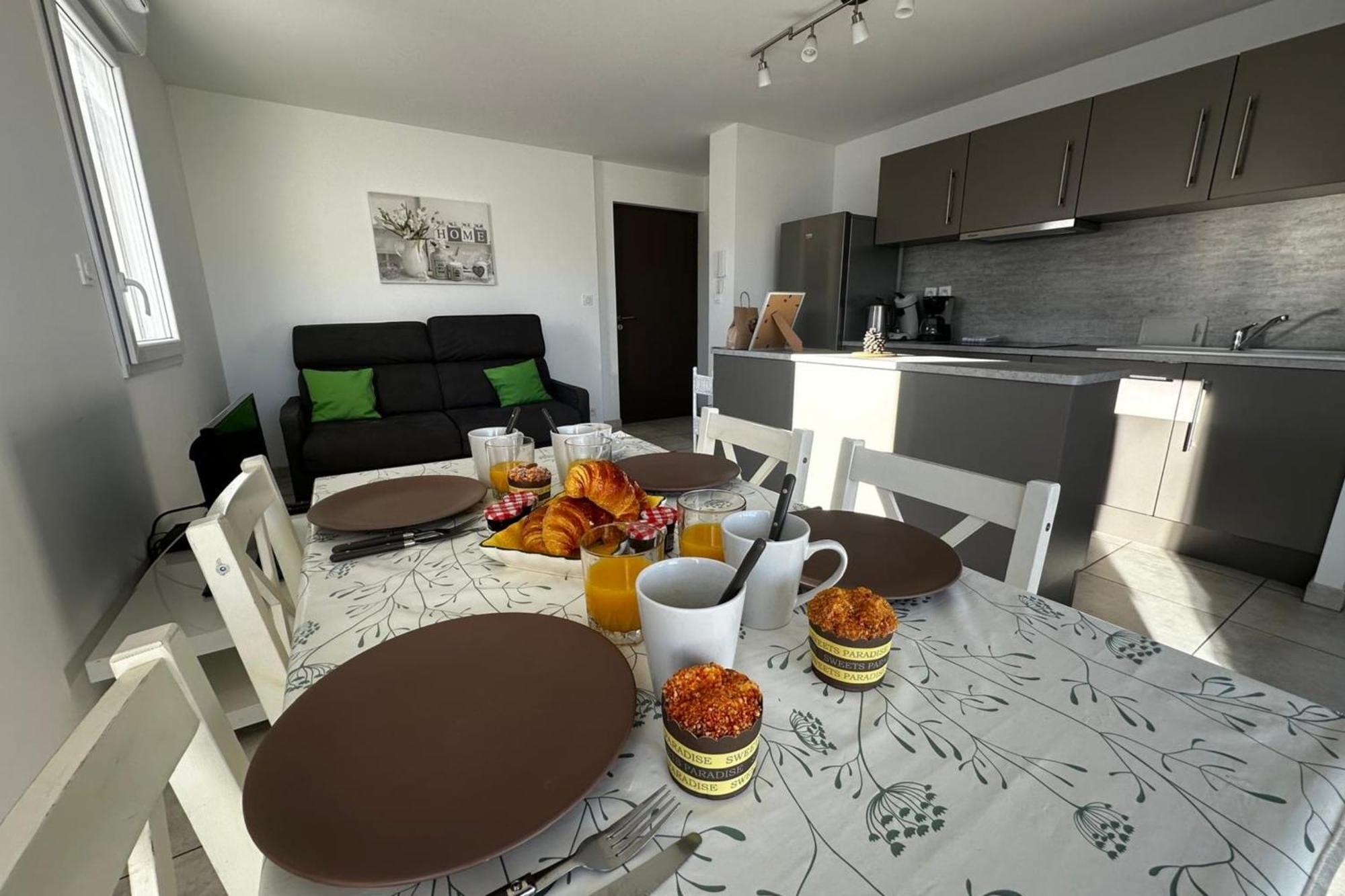 לה-גרו-דו-רואה La Roseliere Appartement 2 Chambres 6 Couchages A 400 M De La Plage מראה חיצוני תמונה